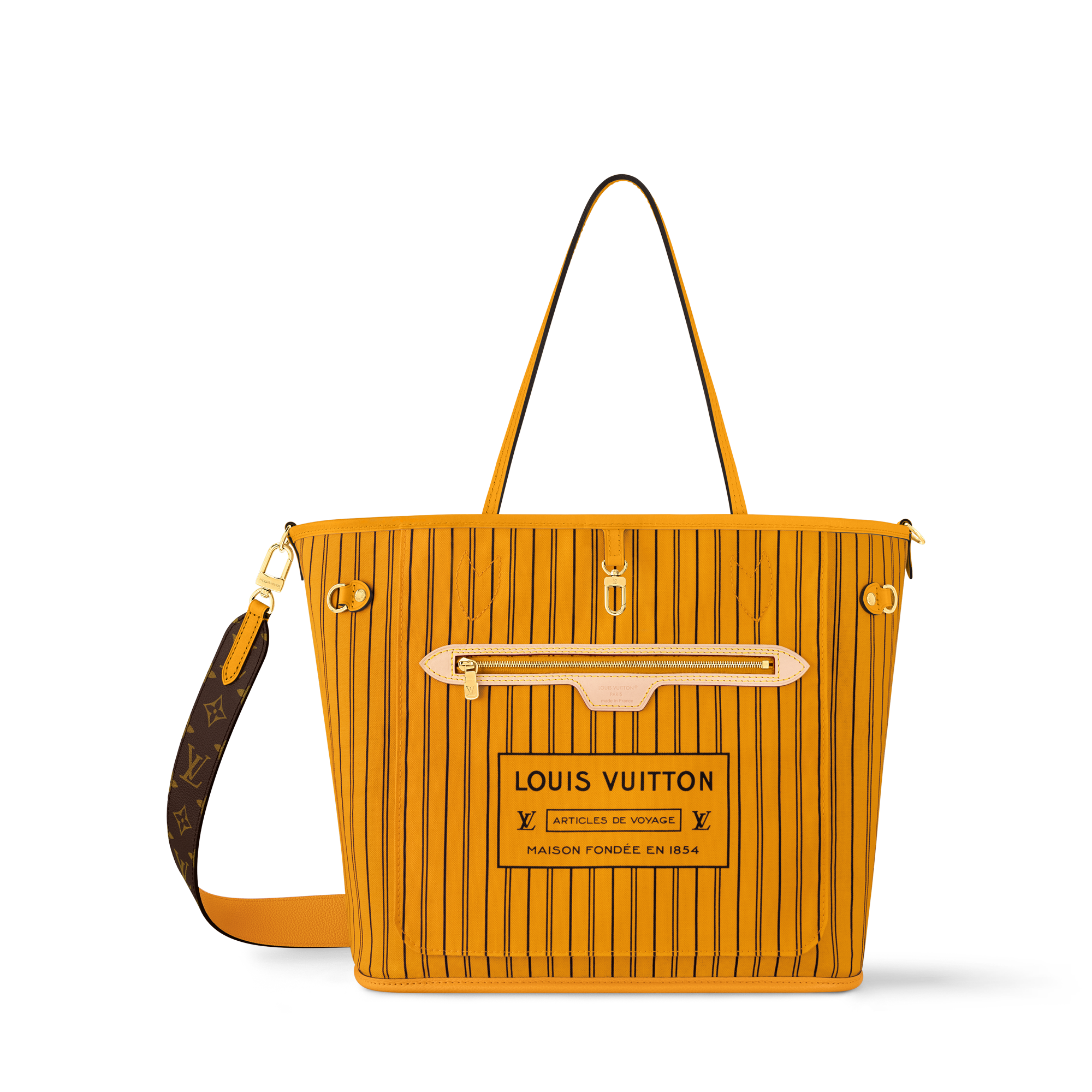 Neverfull Bandoulière Inside Out MM Monogram - Women Bags | LOUIS